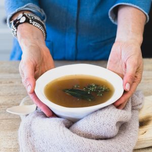 Chicken bone broth