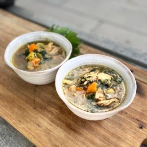 Quick chicken soup